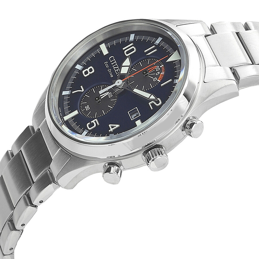 Citizen Chronograph Eco-Drive Blue Dial Men's Watch CA7028-81L ...