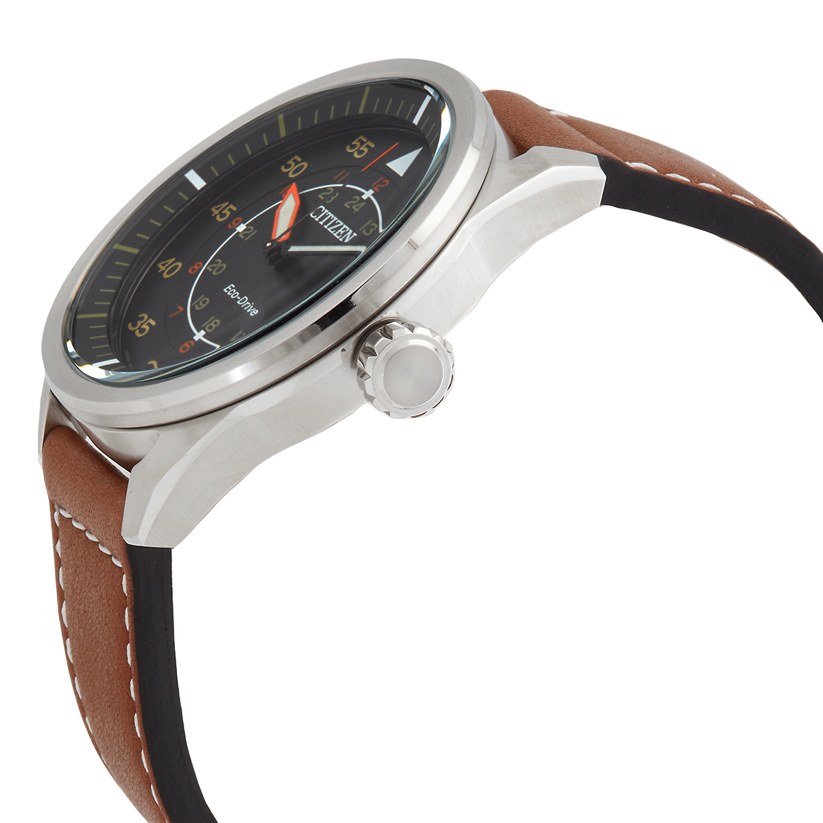 Bruine - Leren - Citizen Eco-Drive Polshorloges