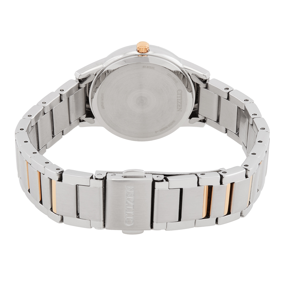 Citizen Lady Copper Dial Two-Tone Watch FE1244-72A 4974374339683 ...