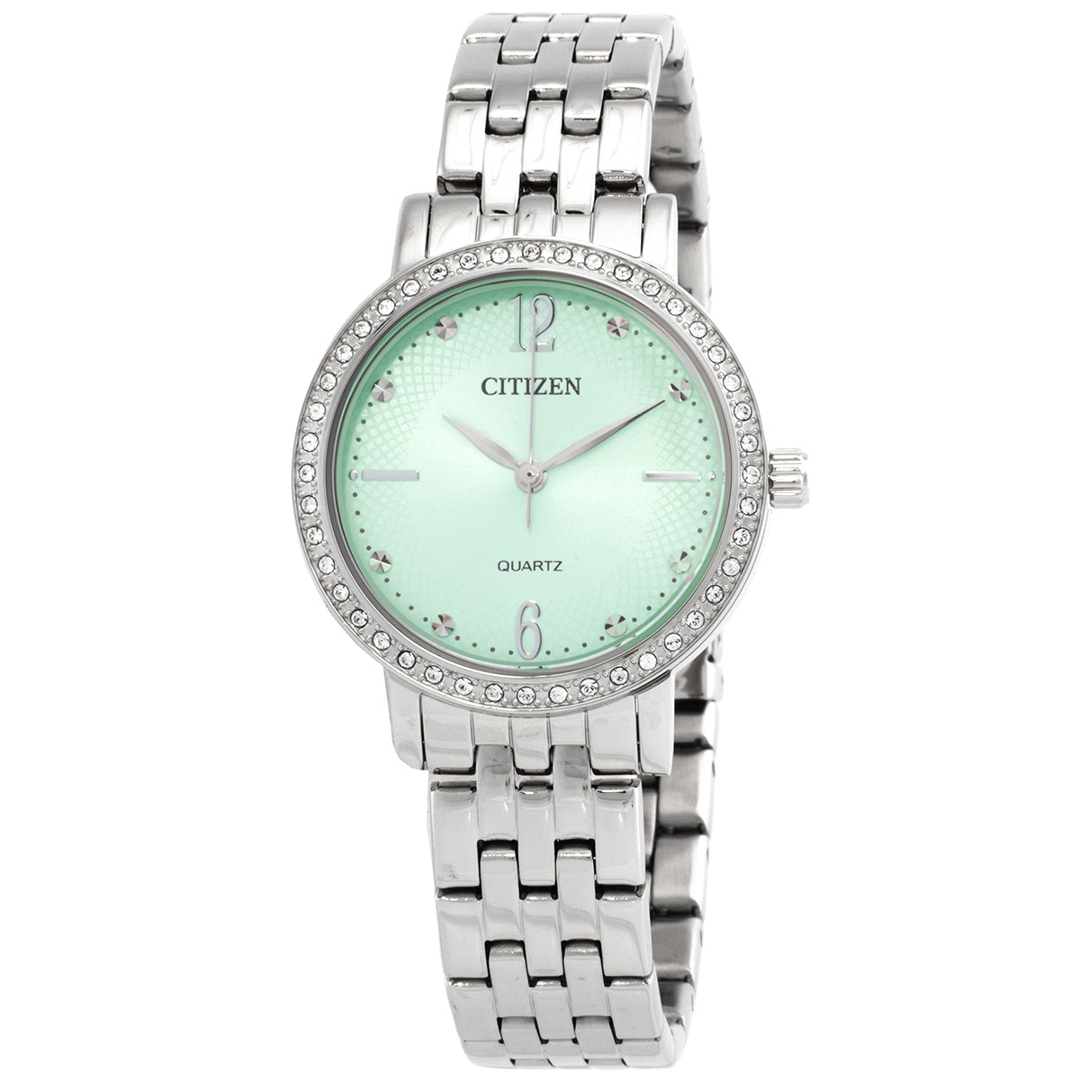 Đồng Hồ Nữ Citizen Quartz Watch EL3100-55X Màu Xanh Bạc | Vua Hàng Hiệu