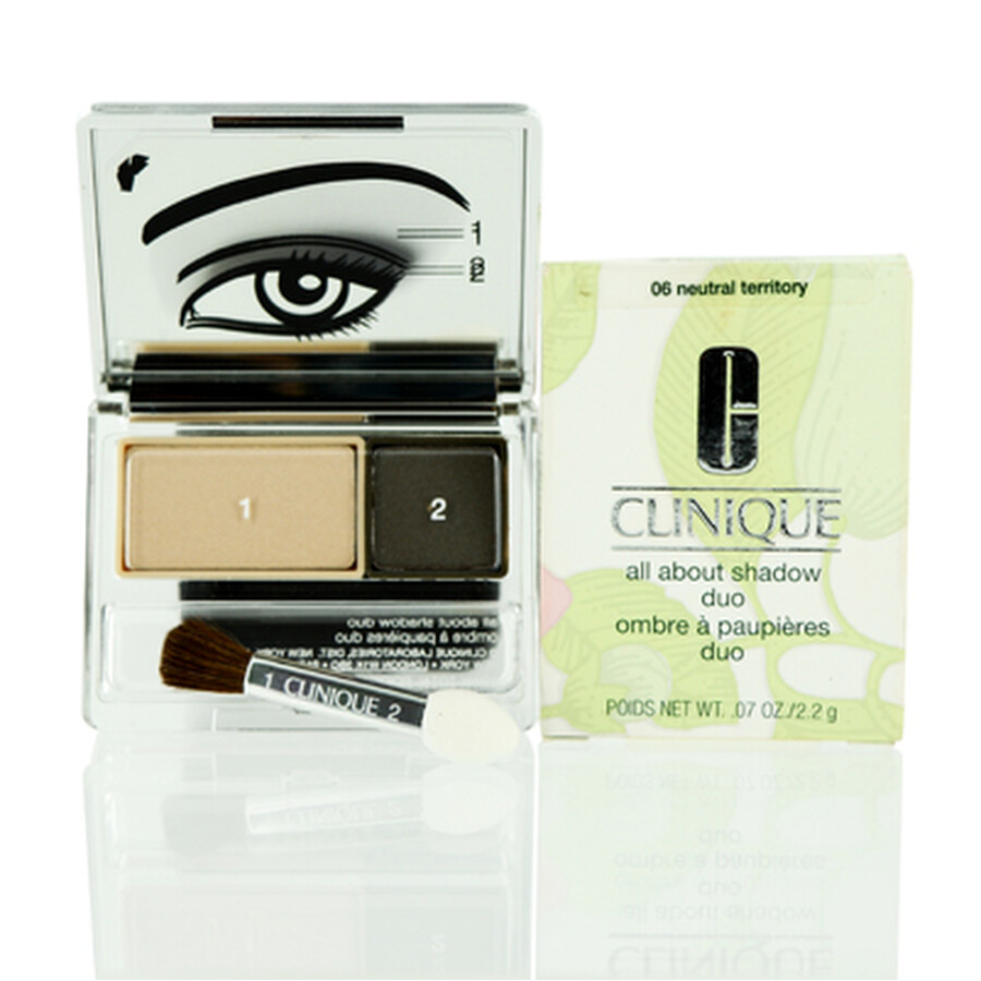 Clinique / All About Shadow Duo Neutral Territory .07 oz 020714586959