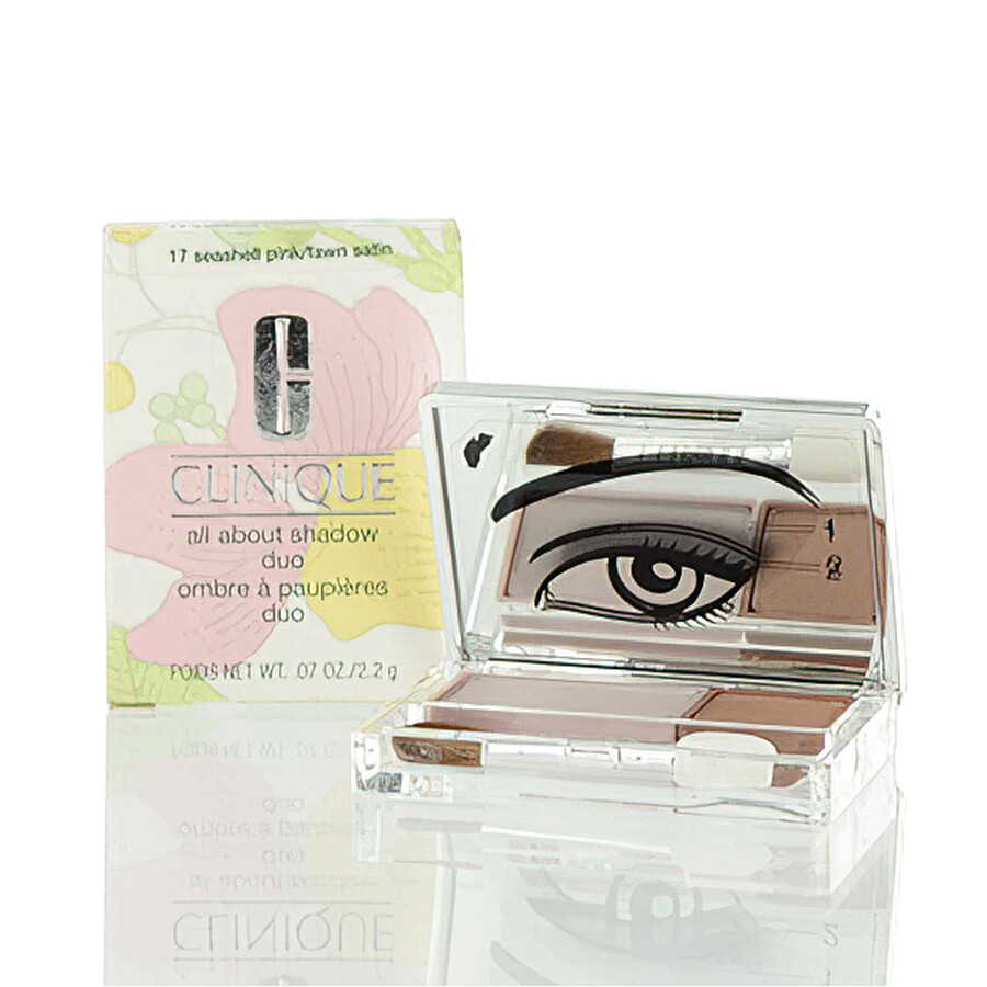 Clinique / All About Shadow Duo Seashell Pink / Fawn Satin .07 oz