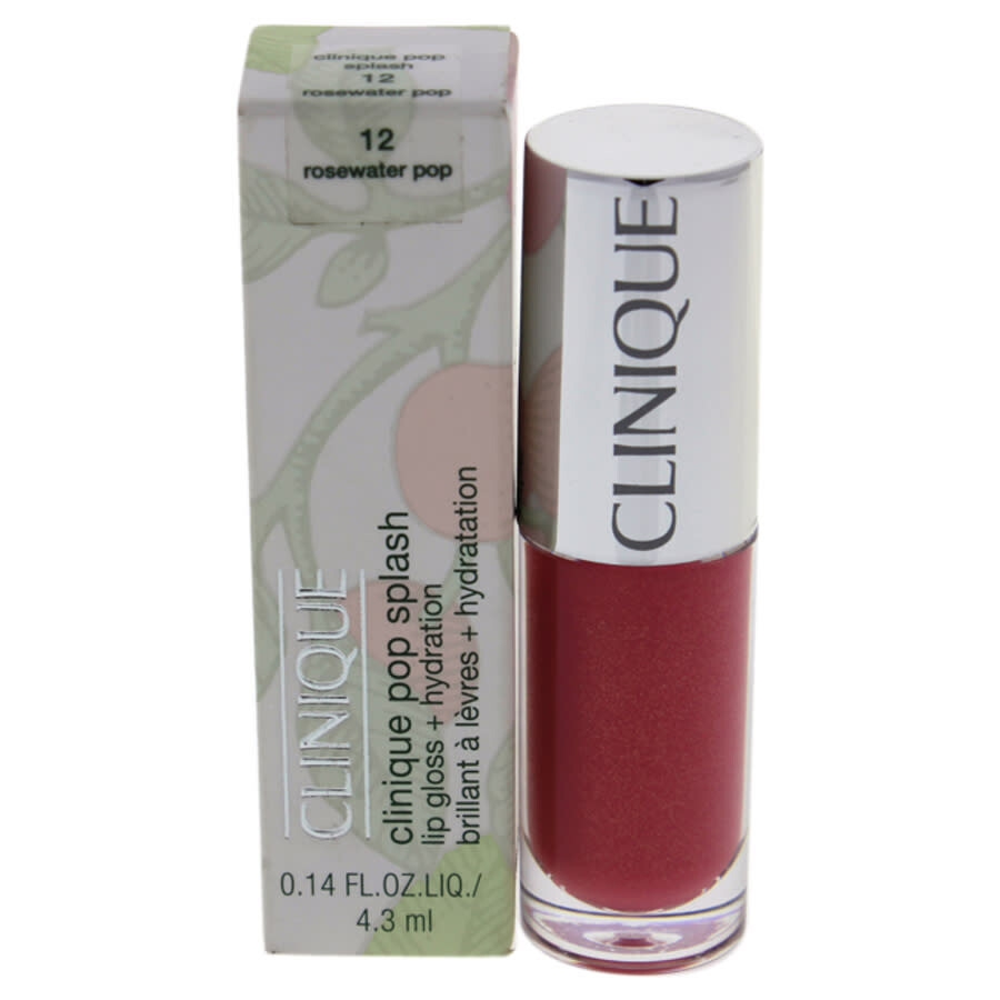 Clinique / Pop Splash Lip Gloss + Hydration (12) Rosewater Pop .14 oz (4.3 ml) 020714917937