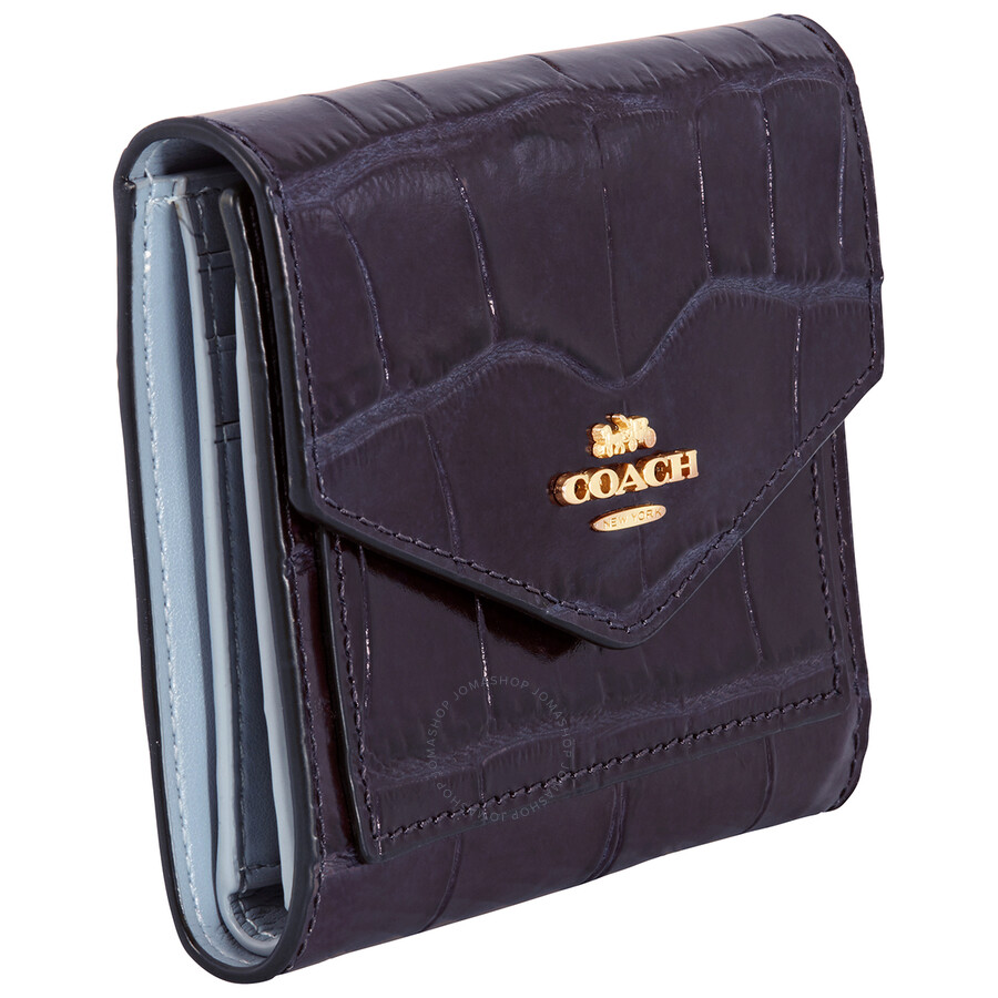 Coach Blue Small Novelty Wallet 32486 GDOLF 192643898202 Handbags