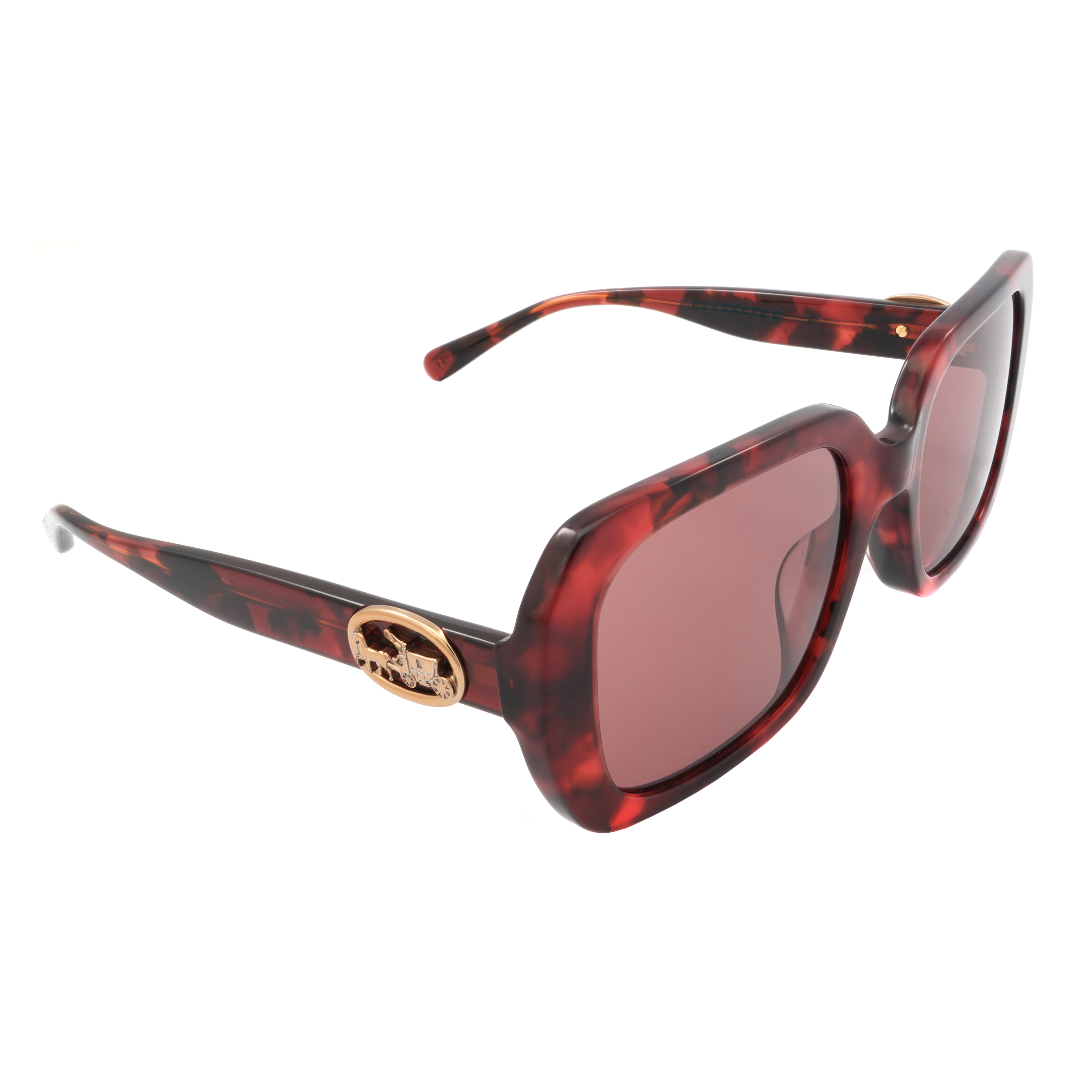 Coach Burgundy Square Sunglasses