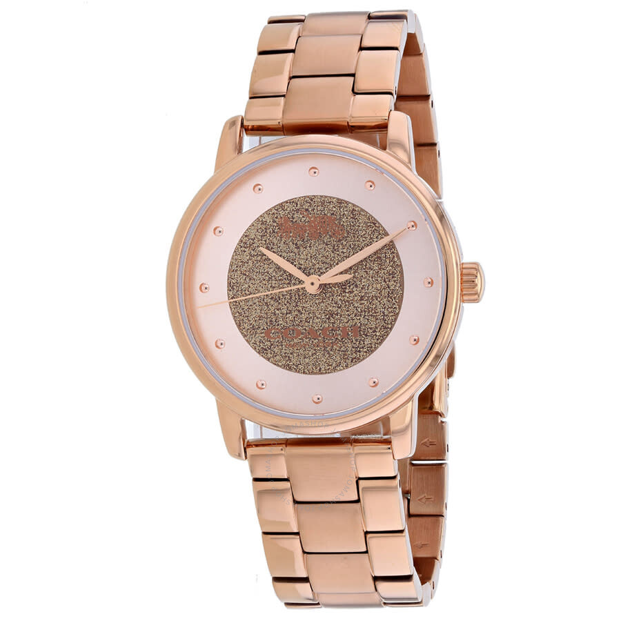 Coach Classic Rose Goldtone Dial Ladies Watch 14503492 885997351645