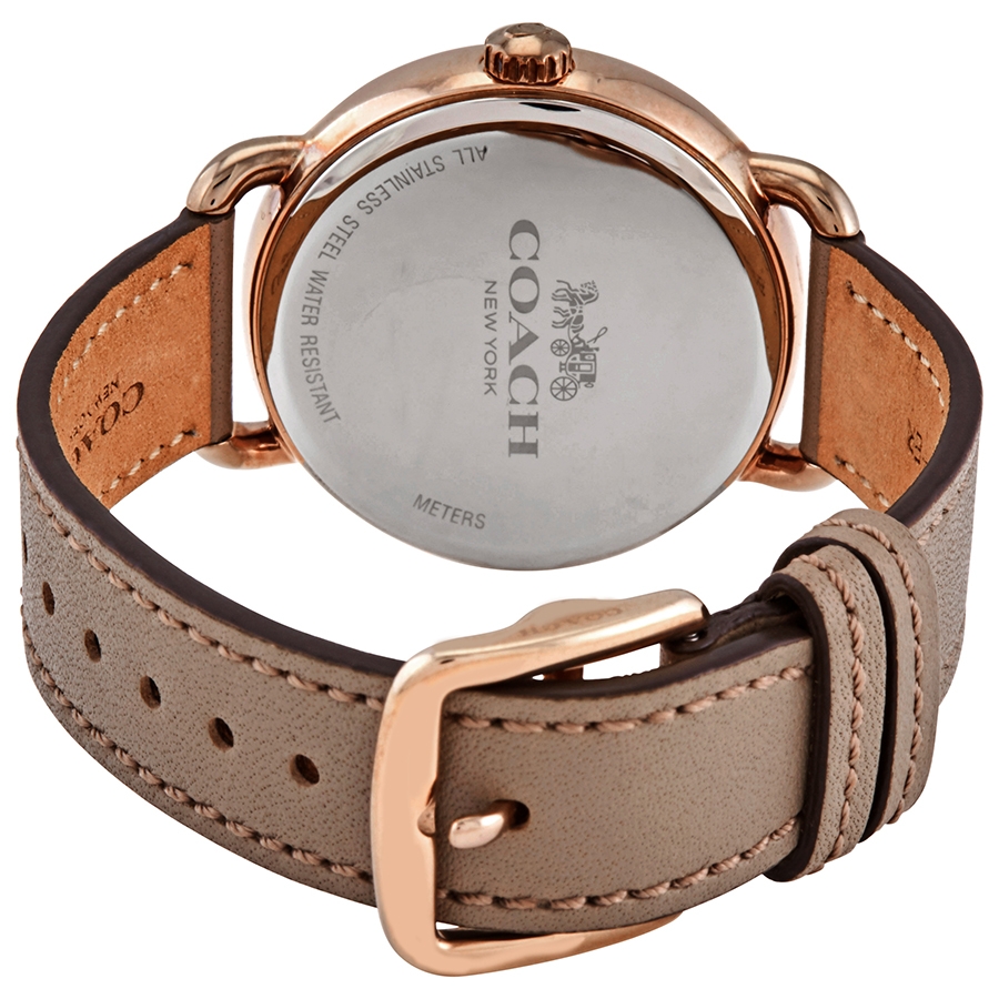 Coach Delancey Quartz Grey Dial Ladies Watch Watches Coach Jomashop