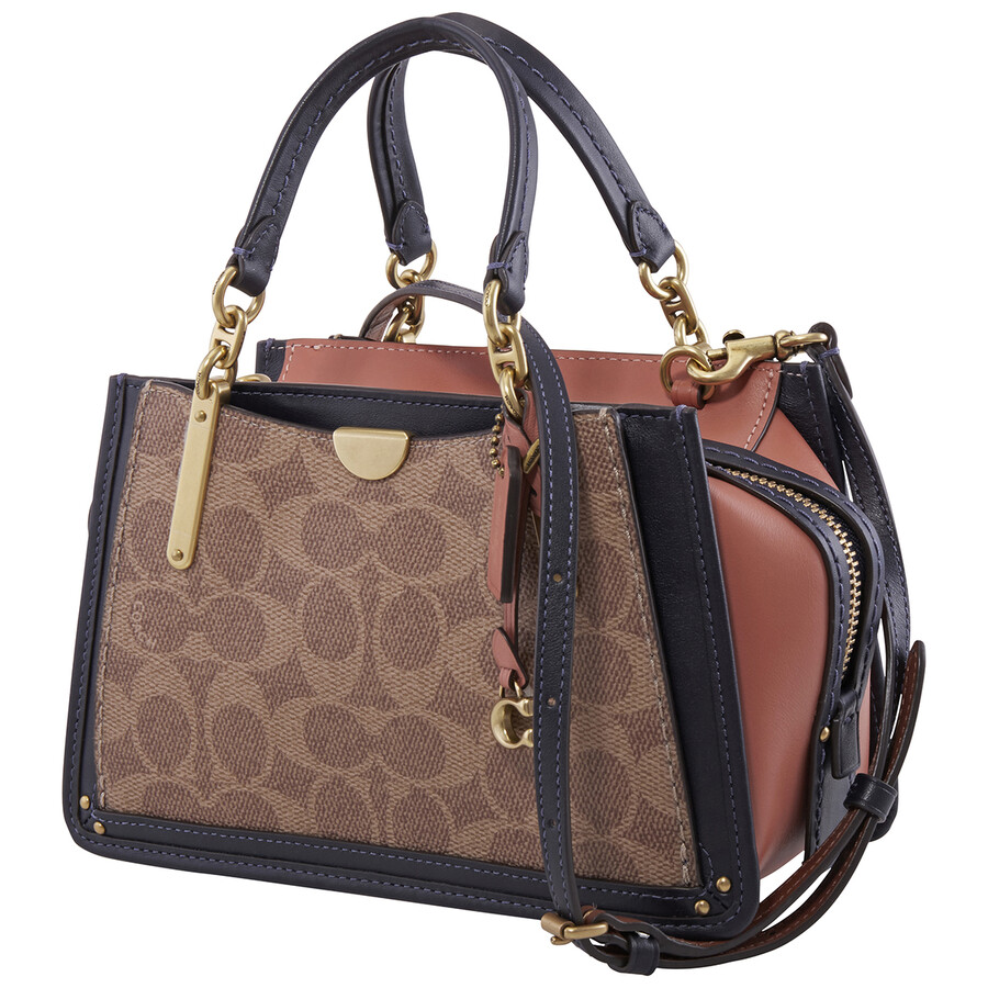 Coach Dreamer 21 In Colorblock Signature Canvas 69589 B4OQU