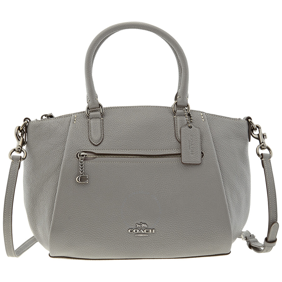 leather look duffle bag