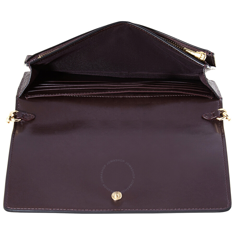 Coach Ladies Pebbled Leather Hayden Foldover Crossbody Clutch 87401