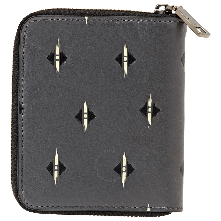 Coach Men's Small Zip Around WalletWith Ikat Geo Print 29696 GPH