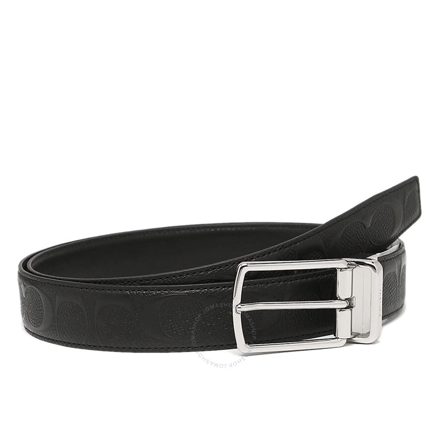 coach men's black belt