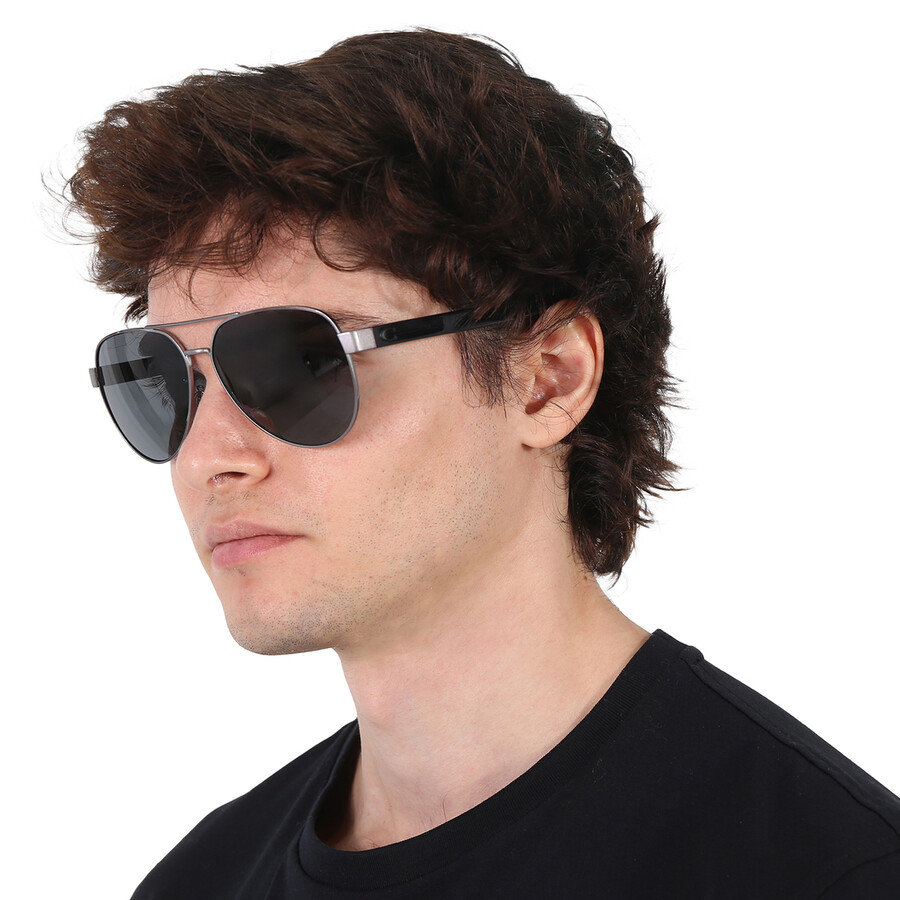 Coach Polarized Dark Grey Pilot Men's Sunglasses HC7143 900481 61