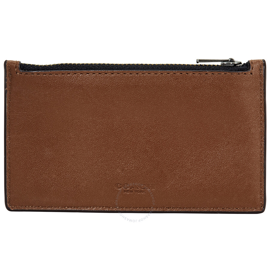Coach Saddle Men's Zip Card Case 38144 SAD Handbags