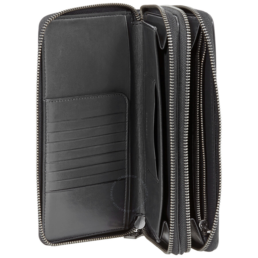 Coach Signature Canvas Double Zip Travel Organizer In Khaki 66857 KHA