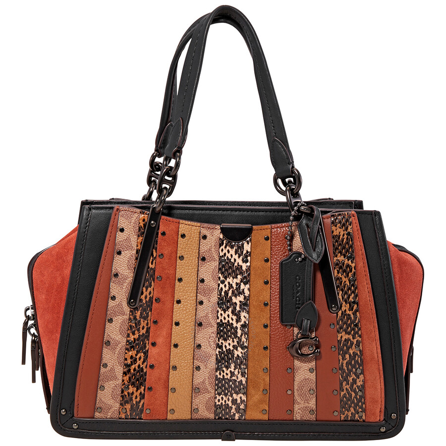 coach patchwork backpack