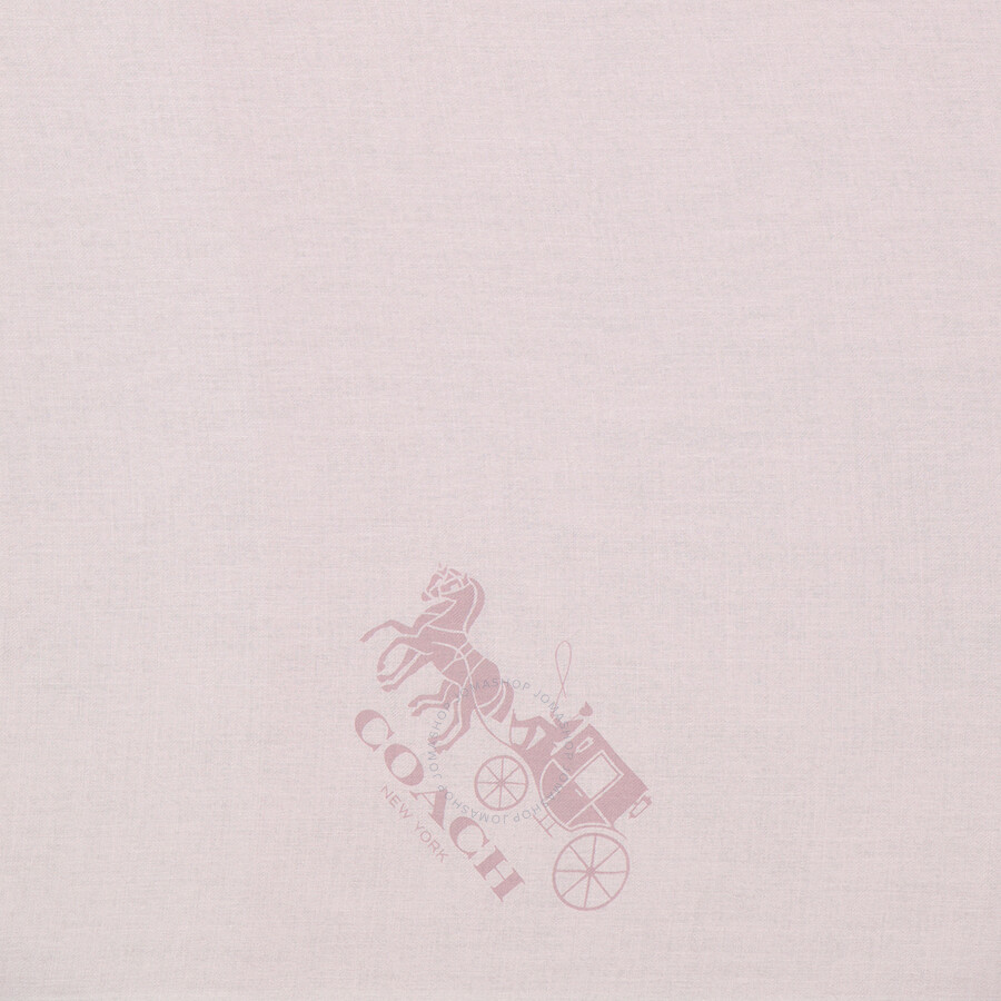 Coach Windowpane Challis Square Modal Scarf