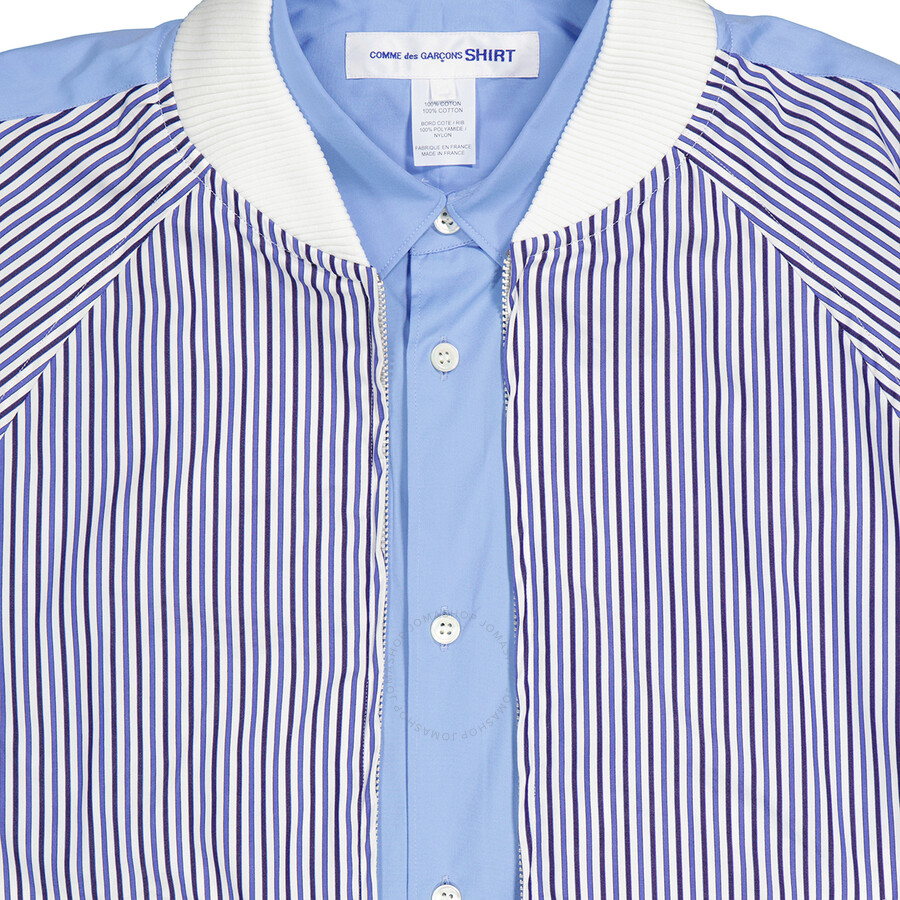 comme des garcons blue jacket