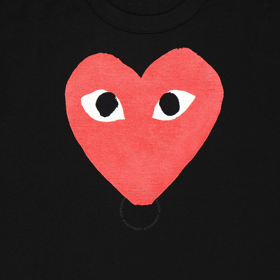 black cdg heart