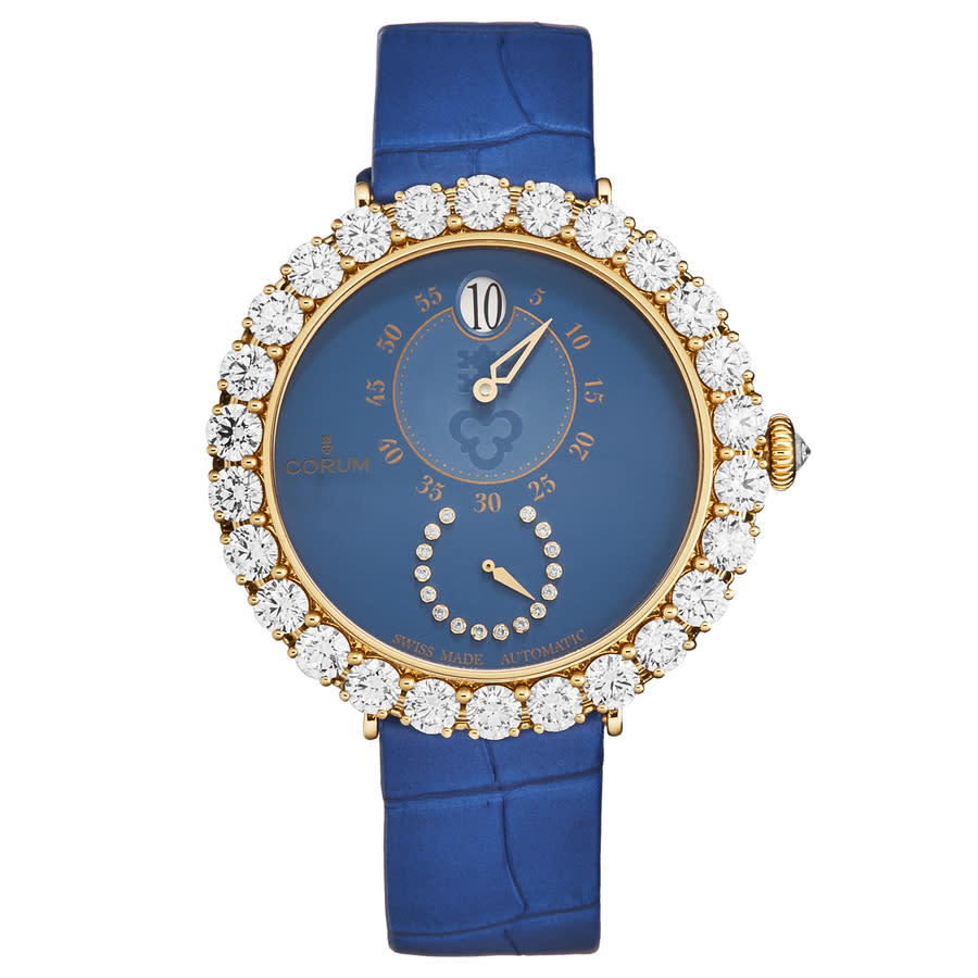 Heritage Eleganza Automatic Blue Dial Ladies Watch
