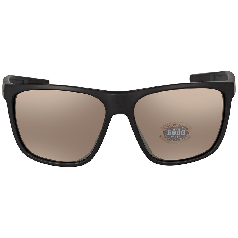 Costa Del Mar FERG XL Copper Silver Mirror Polarized Glass Men's Sunglasses 6S9012 901203 62