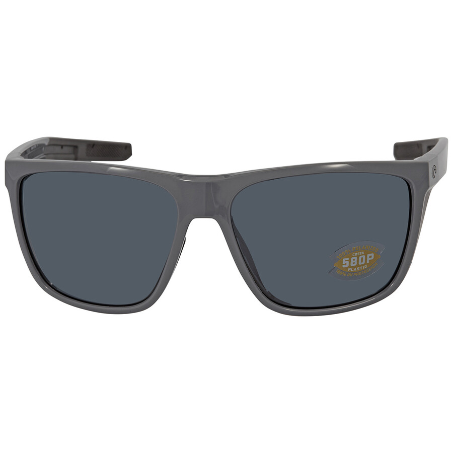 Costa Del Mar FERG XL Grey Polarized Polycarbonate Men's Sunglasses 6S9012 901212 62