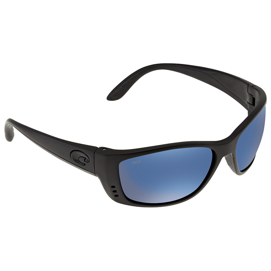 Costa Del Mar FISCH Blue Mirror Polarized Polycarbonate Wrap Men's