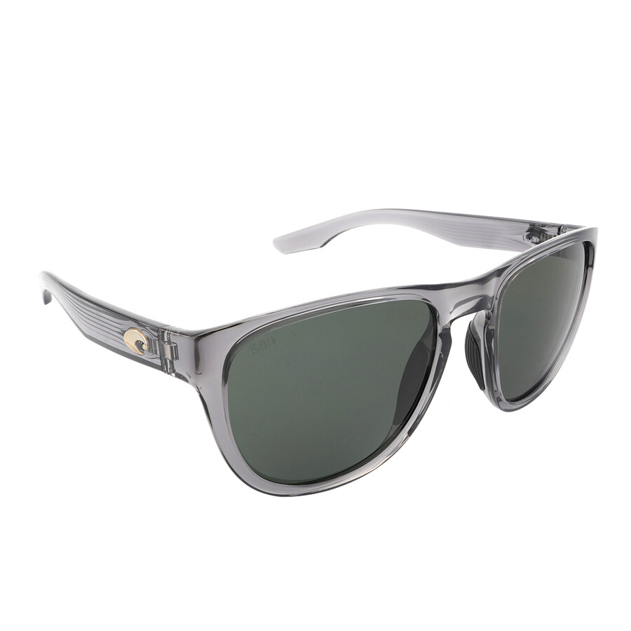 Costa Del Mar Irie Gray Polarized Glass 580G Aviator Unisex Sunglasses