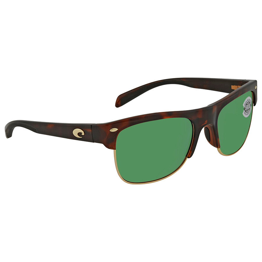 Costa Del Mar Pawleys Green Mirror Polarized Glass Large Fit Sunglasses