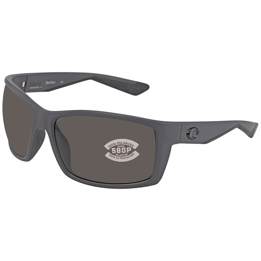 Costa Del Mar REEFTON Grey Polarized Polycarbonate Men's Sunglasses RFT