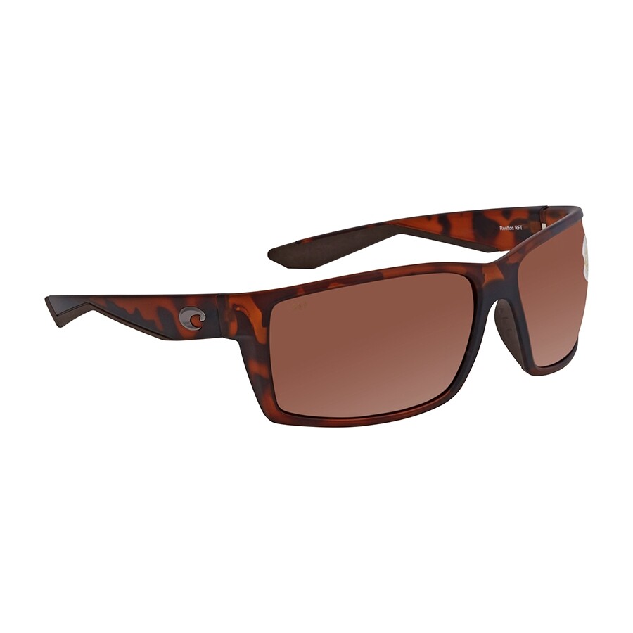 Costa Del Mar Reefton Polarized Plastic Copper Large Fit Sunglasses RFT