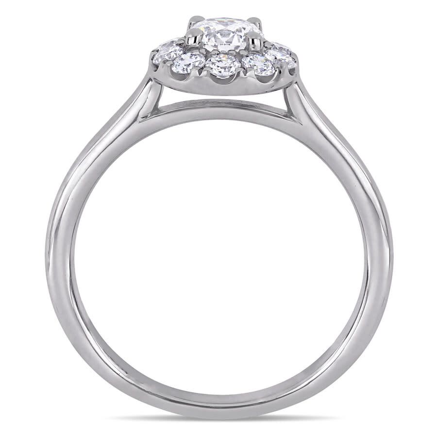 Created Forever 3/4 CT TW Lab Created Diamond Halo Engagement Ring in