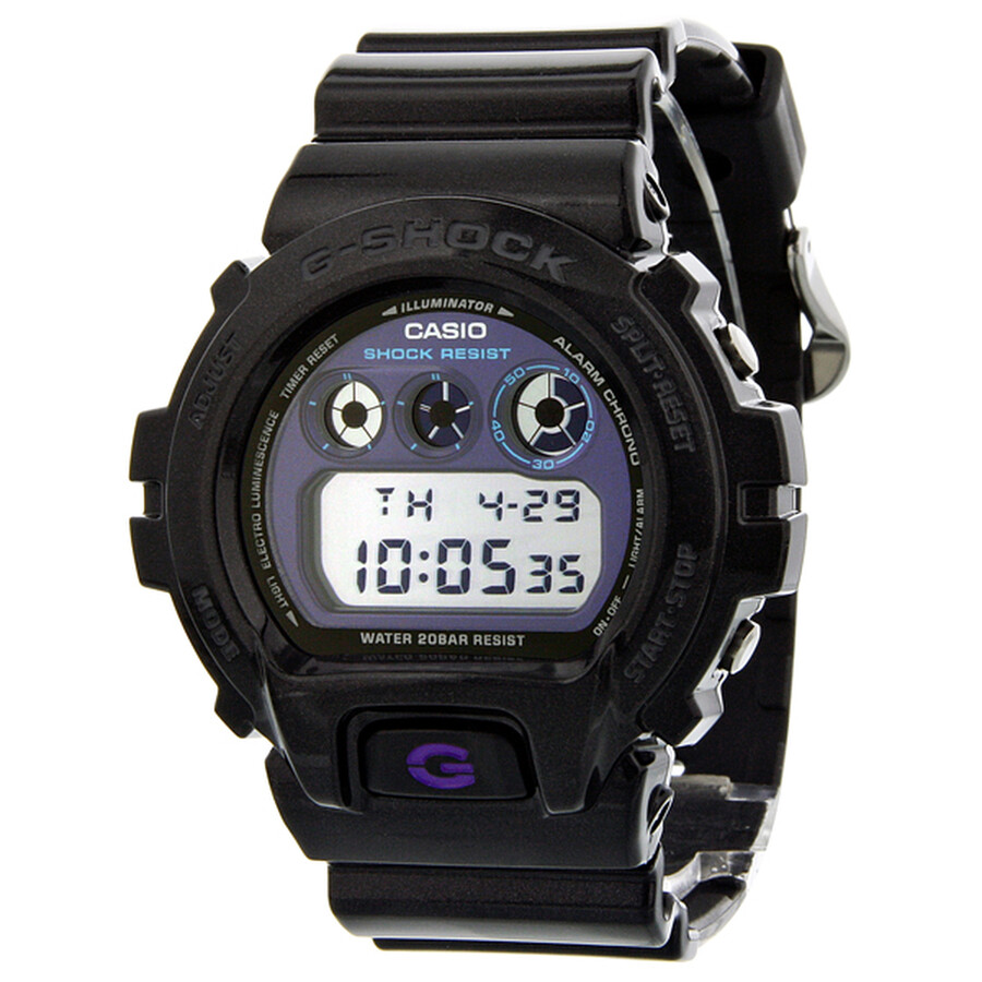 G-Shock Metallic Purple Dial Black Resin Men's Watch