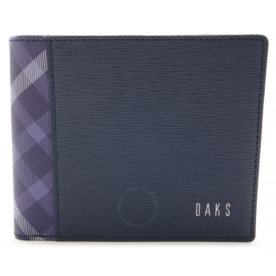 미국] 2492613 daks 닥스 mens 남자 Durweston Leather Bifold wallet 지갑 -Navy -  SSG.COM