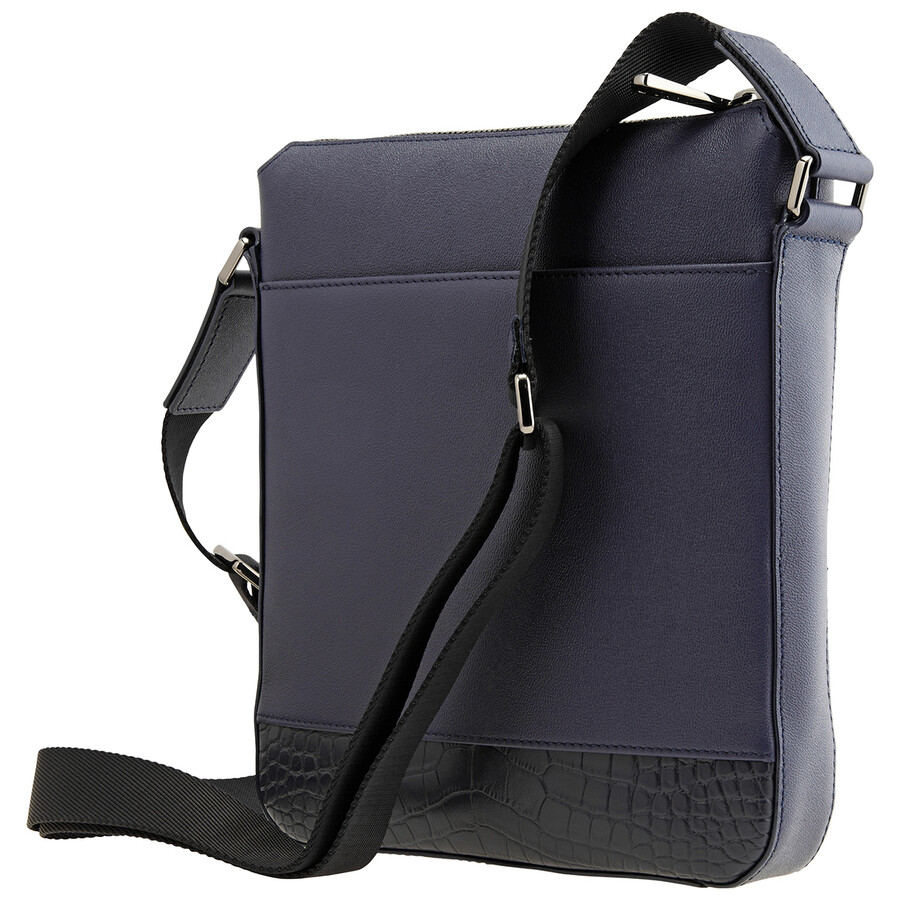 Daks Men's Florence Leather Messenger Bag GHAW19011 NV 9F 5060509613724