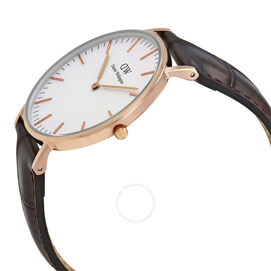 Daniel Wellington Classic York White Dial Ladies Watch ...