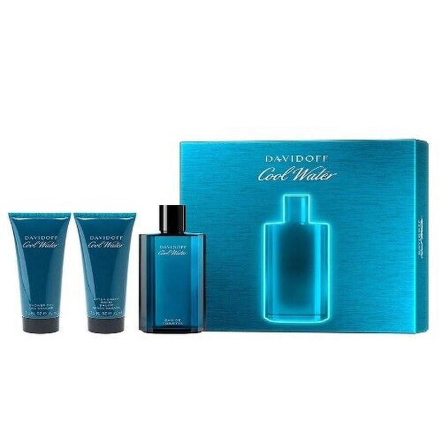 Davidoff Men's Cool Water Gift Set Fragrances 3614225548192 Fragrances & Beauty, Cool Water