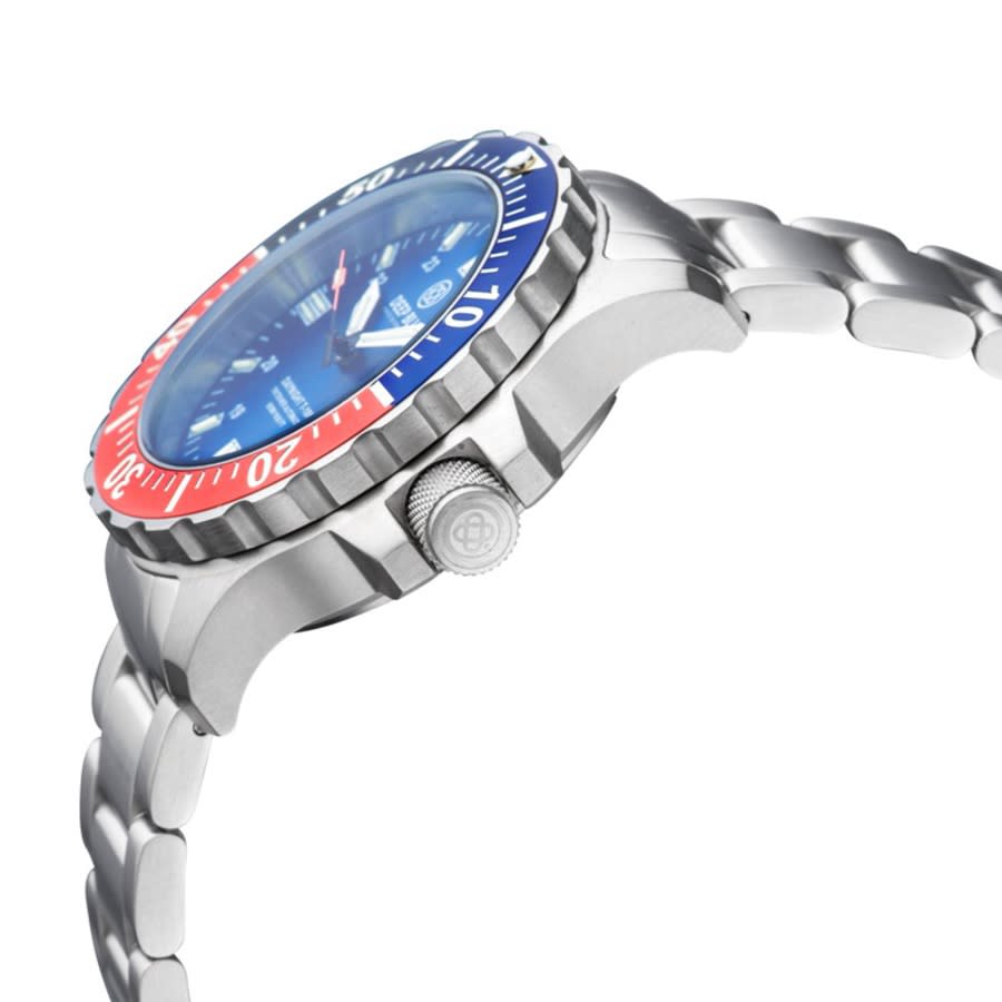 Deep Blue Daynight T-100 Tritium Tubes Automatic Blue Dial Men's Watch ...
