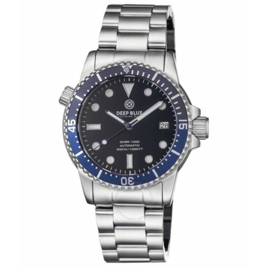 Diver 1000 Automatic Black Dial Batman Bezel Watch