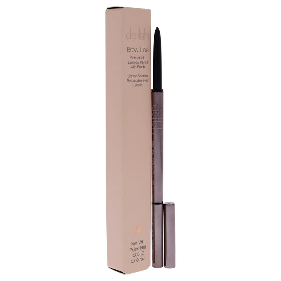 Delilah Ladies Brow Line Retractable Eyebrow Pencil With Brush 0.002 oz