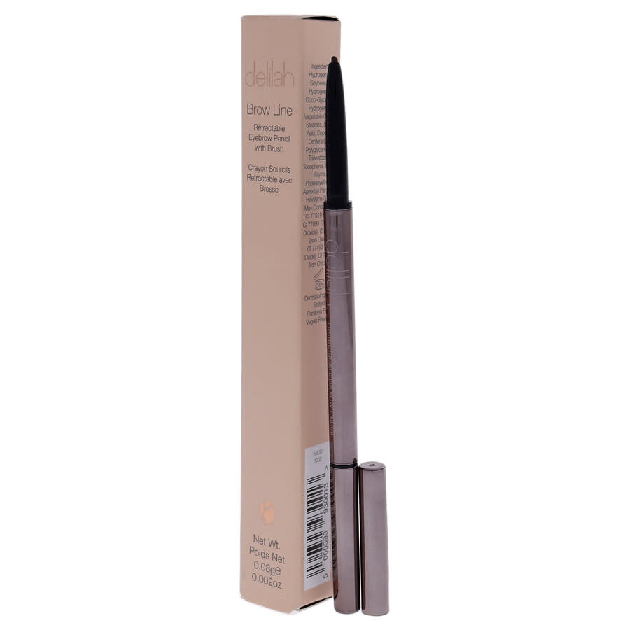 Delilah Ladies Brow Line Retractable Eyebrow Pencil With Brush 0.002 oz