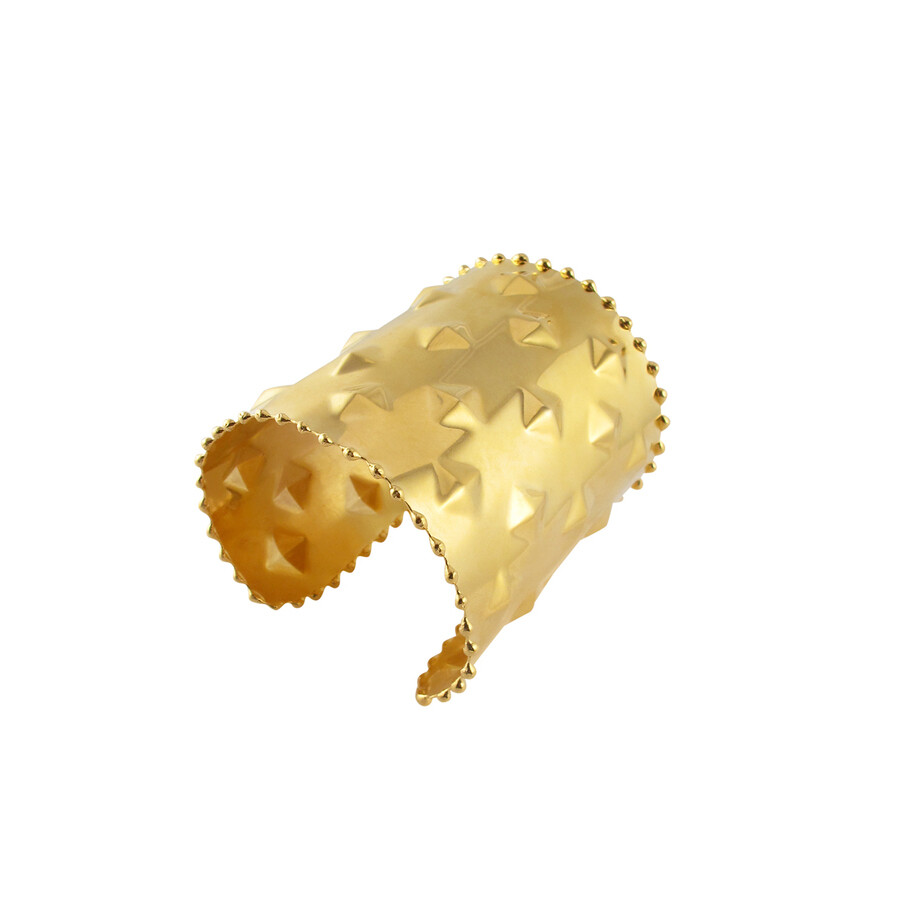 Devon Leigh 18K Gold Plated Brass Cuff Bracelet CUFF290G Jewelry