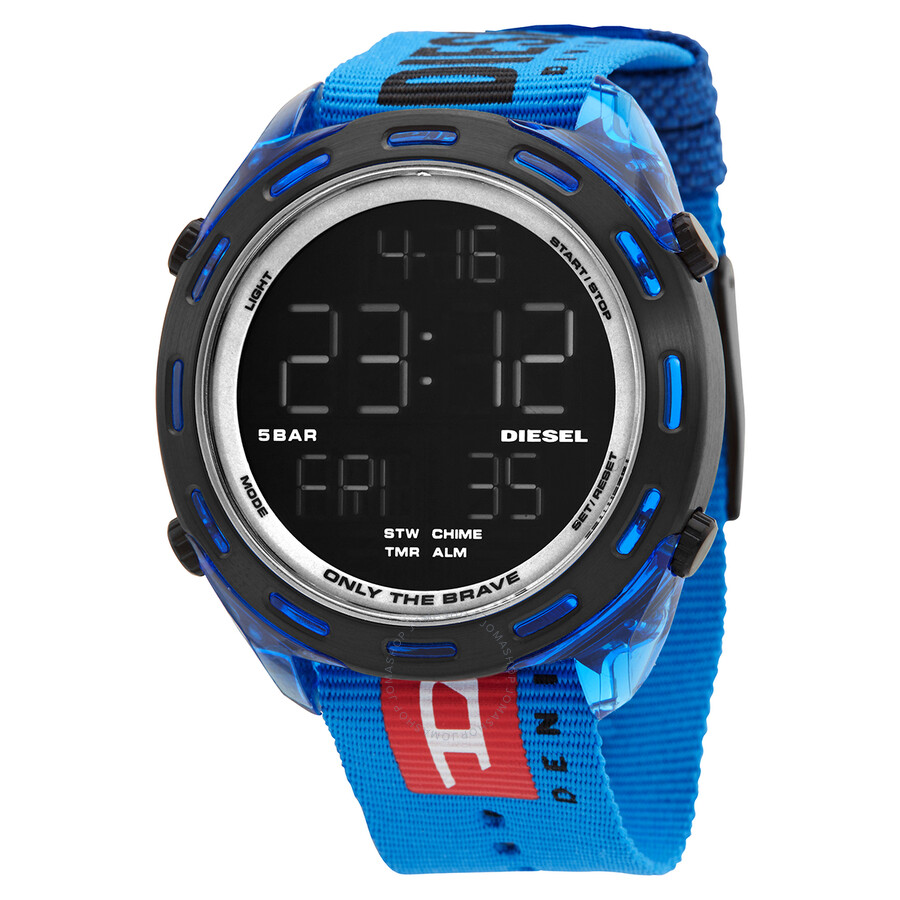 Diesel Crusher Quartz Digital Men's Watch DZ1944 698615138678 Watches