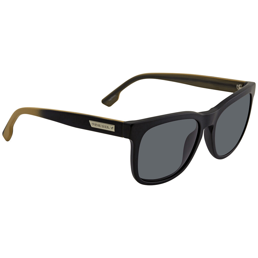 Diesel Men's Black Square Sunglasses DL015102N 664689719440