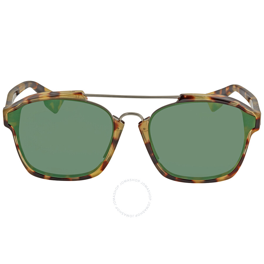 Dior Abstract Green Geometric Unisex Sunglasses DIORABSTRACT 00F/9S 58 762753268112 Sunglasses
