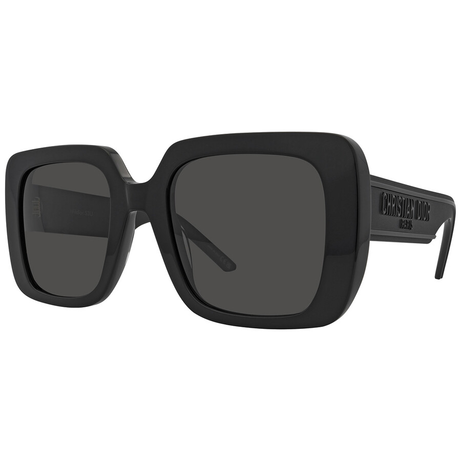 Dior Grey Square Ladies Sunglasses WILDIOR S3U 10A0 CD40033U 01A 55