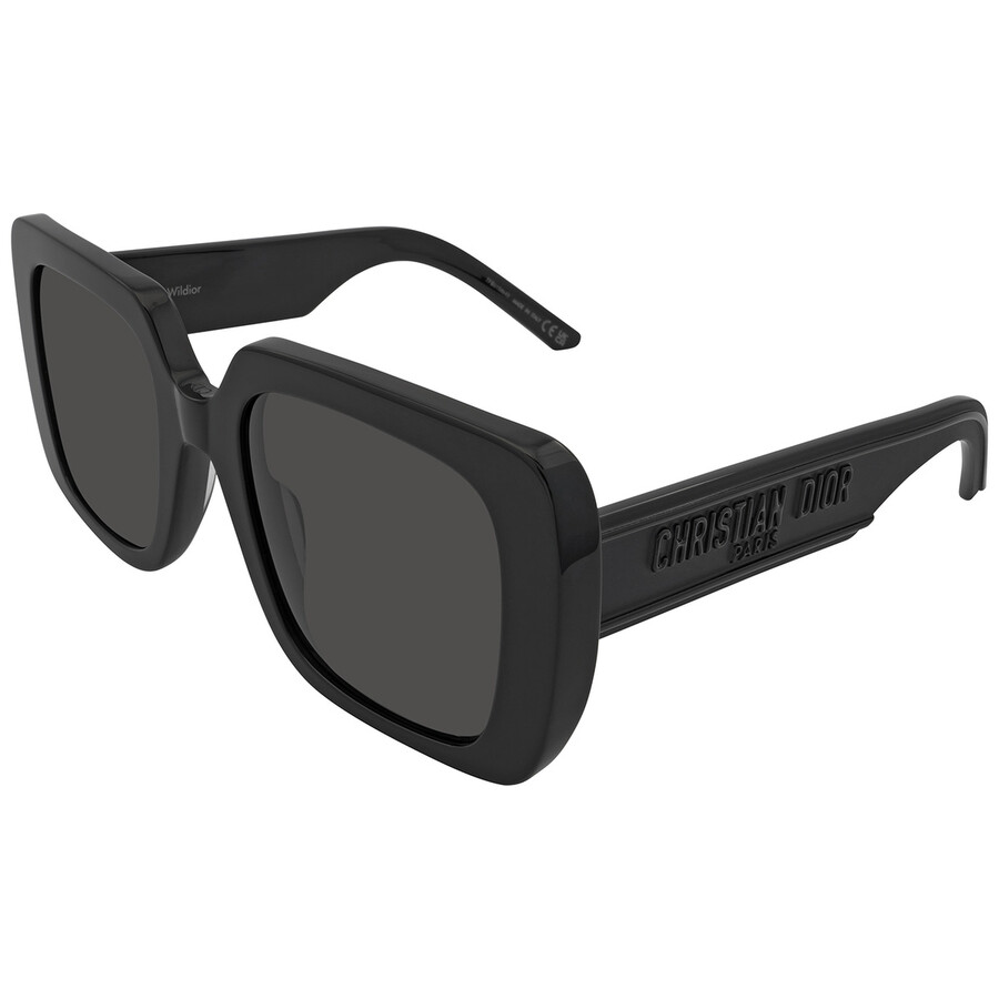 Dior Grey Square Ladies Sunglasses WILDIOR S3U 10A0 CD40033U 01A 55