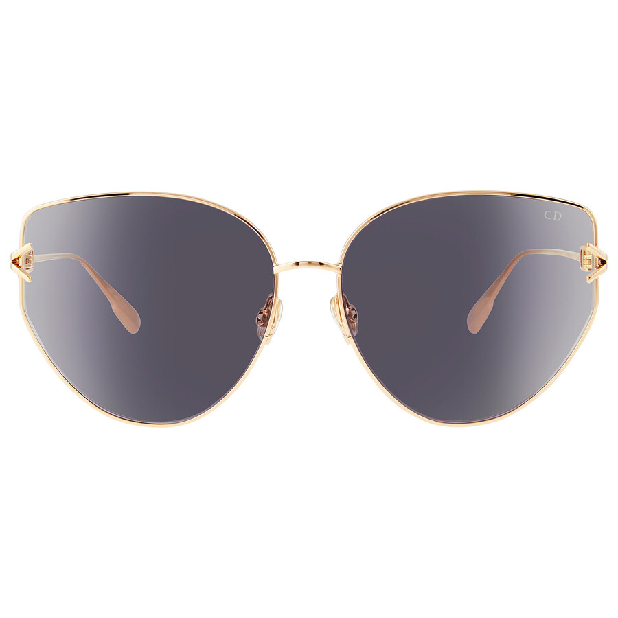 Dior gold tone cat eye sunglasses clearance