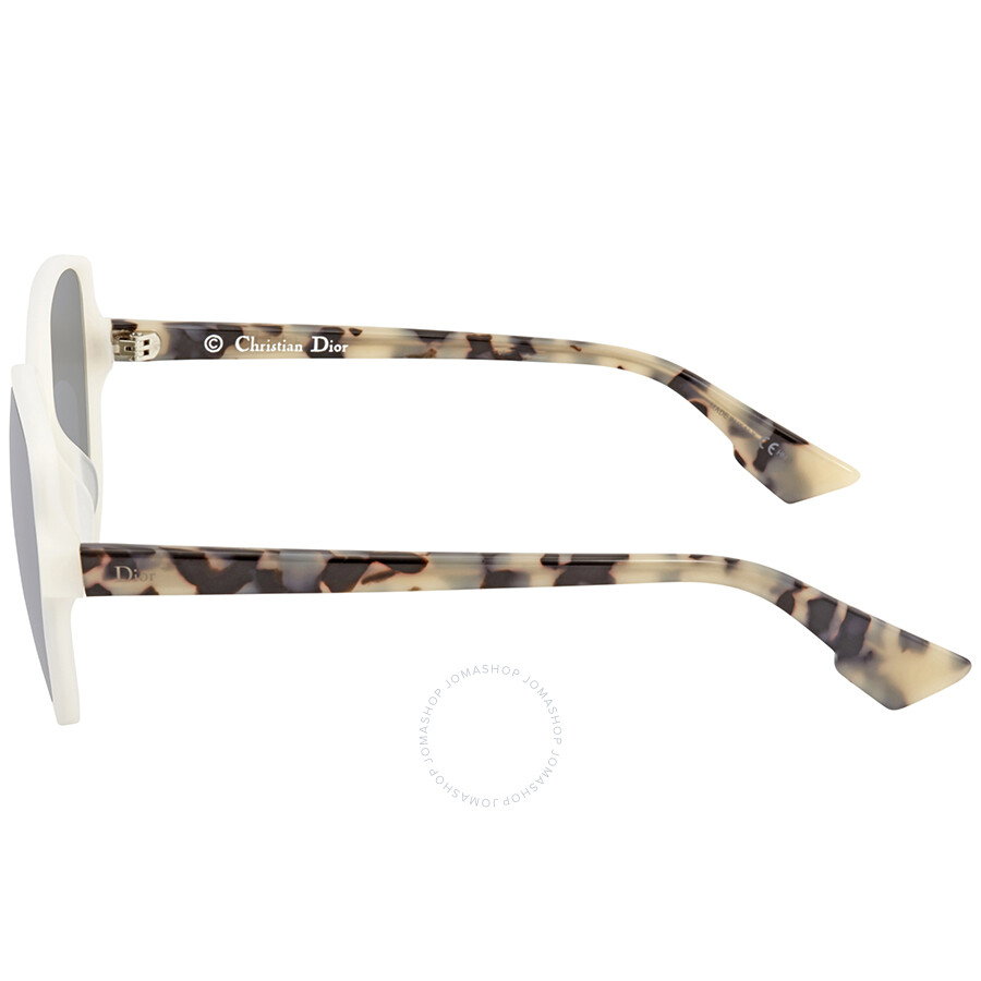 dior sunglasses silver mirror