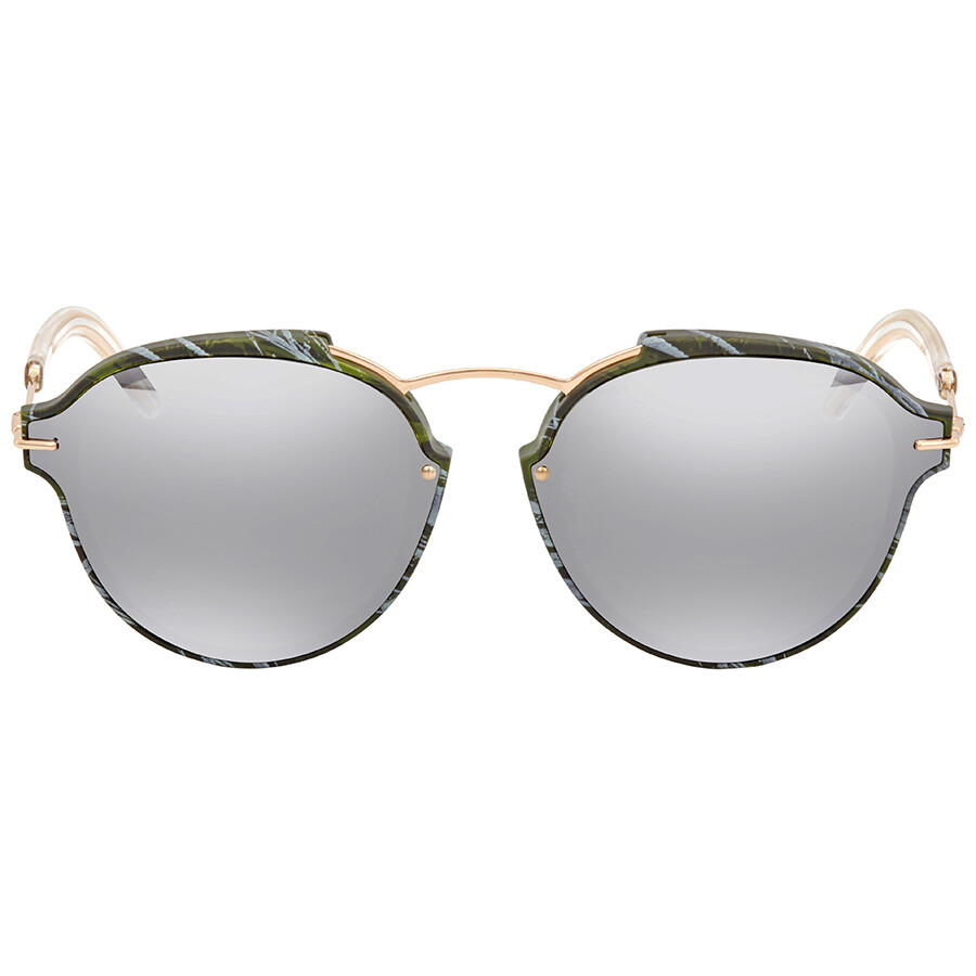 Silver mirror round sunglasses cd reclat gc1 60 Clearance